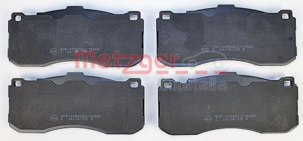 METZGER 1170830 Bremsbelagsatz, Scheibenbremse